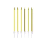 Metallic Candle with Holder - Add Elegant Shine to Your Celebration! - Image 2