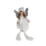 LED Wings White Fabric Angel - Christmas Light-Up Decor