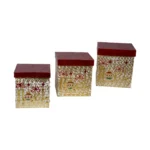 Festive Christmas Box Ornament: Charming Holiday Decor