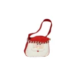 Santa Face Felt Handbag Ornament: Whimsical Holiday Decor
