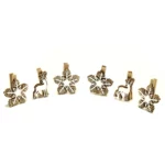 Whimsical Holiday Cheer: Snowflakes & Deer Clip-On Decorations