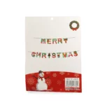 Festive Tidings: Merry Christmas Banner Decoration - Holiday Party Decor