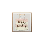 "Happy Birthday with Cake & Candle" Gift Card - Sweet Wishes, Bright Smiles!