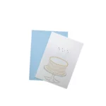 White "Happy Birthday" Gift Card - Classic & Elegant Gift Tag