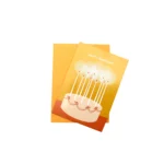 Yellow "Happy Birthday" Gift Card - Brighten Your Birthday Gifts!