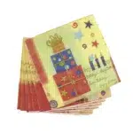 "Happy Birthday" Gift Designed Napkin - Celebrate with Festive Flair!