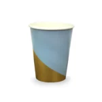 Blue with Gold Paper Cup - Sip in Style at Your Celebration!