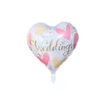 "On Your Wedding Day" Heart Shape Balloon - Celebrate Their Special Moment!