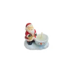 Jolly Holiday Glow: Santa Decorative Candle - Festive Christmas Ambiance