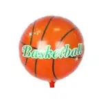 Basketball Shape Foil Balloon - Score Big with Your Party Decor!