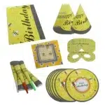 Yellow Bees Party Set - Buzzing Fun for Your Celebration!