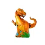 Orange Dinosaur Foil Balloon - Roar into a Dino-Mite Celebration!