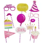"One-Derful Girl" Props on Sticks - Celebrate Her First Birthday with Fun!