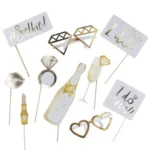 "I Do" Props on Sticks - Celebrate Your Wedding Day with Joy!