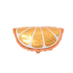 Half Orange Fruit Foil Balloon - A Juicy Slice of Fun for Your Celebration!