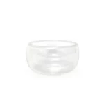 Double Walled Transparent Glass Cup