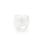 Double Walled Transparent Glass Cup