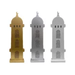 Mosque Minaret Tower Wood Decoration - Iconic Ramadan Decoratives