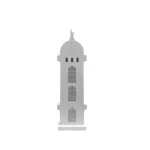 Mosque Minaret Tower Wood Decoration - Iconic Ramadan Decoratives - Image 5