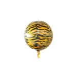 Tiger Print Foil Balloon - Roar into Celebration with Wild Style!