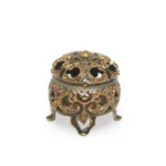 Small Bronze Footed Box