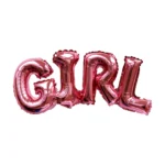 "Girl" Word Balloon - Celebrate Your Little Princess with Joy!
