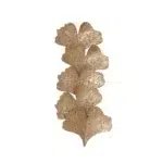 Golden Metal Ginkgo Leaves Wall Art