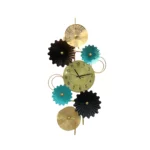 Vertical Metal Wall Clock