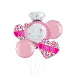 "I Do" Pink Ring Balloon Package - Celebrate Your Engagement with Romance!