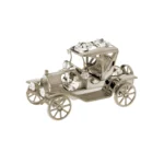 Silver Plated Vintage Car Crystal Souvenir