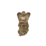 Antique Gold Sitting Angel Candle Holder