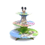 Mickey Mouse 3 Tiers Cupcake Holder - Bring Disney Magic to Your Dessert Table!