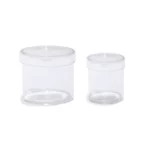 Clear Canister With Clear Cover