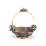 Purple Cinderella Basket With Roses