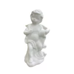 Standing Angel Holding Letter – Elegant Figurine with Sentiment