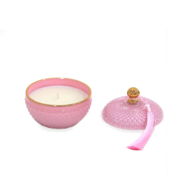 Rose Essence Geo Candle Jar - Image 4