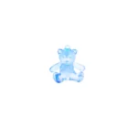 Transparent Sitting Teddy Bear Beads - Image 2