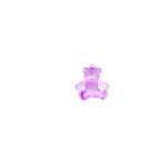 Transparent Sitting Teddy Bear Beads - Image 2