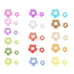 Transparent Flower Beads