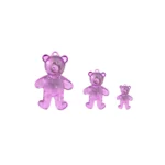 Transparent Standing Teddy Bear Beads - Image 11