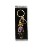 Old Fashion Girl Key Chain