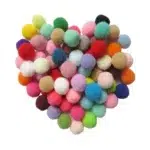 Fluff Mix Color Cotton Balls – Crochet & Cottons, Decorative for Crafting & DIY Projects