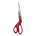 Red Handle Stainless Steel Scissors - Precision Cutting with a Pop of Color!