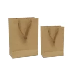 Grosgrain Handle Kraft Bag
