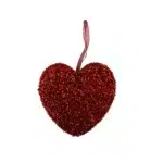 Glittered Heart Wall Decoration
