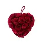 Red Roses Hanging Heart