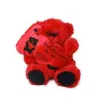 Red "I Love You" Pillow Sitting Bear Plush