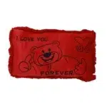 "I Love You Forever" Red Pillow - A Cozy Symbol of Enduring Love!