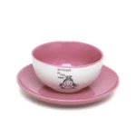 Pink Bowl & Plate