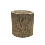 Natural Tree log Wood Flowerpot